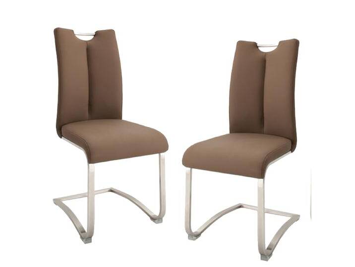 MCA furniture Esszimmerstuhl A1XL10CX Artos 1XL mit Griff Kunstlederbezug Farbe cappuccino Gestell Flachrohr Edelstahl gebürstet Stühle im 2er Set MCA furniture Esszimmerstuhl A1XL10CX Artos 1XL mit Griff Kunstlederbezug Farbe cappuccino Gestell Flachrohr Edelstahl gebürstet Stühle im 2er Set von MCA-furniture