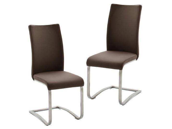 MCA furniture Esszimmerstuhl Arco II Bezug Leder braun 2er-Set Art.Nr. ARCO2ELB Gestell Flachrohr Edelstahl gebürstet mit Schwinggestell online kaufen MCA furniture Esszimmerstuhl Arco II Bezug Leder braun 2er-Set Art.Nr. ARCO2ELB Gestell Flachrohr Edelstahl gebürstet mit Schwinggestell online kaufen von MCA-furniture