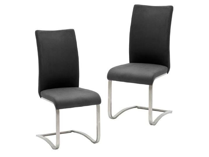 MCA furniture Esszimmerstuhl Arco II Bezug Leder schwarz 2er-Set Art.Nr. ARCO2ELS Gestell Flachrohr Edelstahl gebürstet Schwingstuhl online kaufen MCA furniture Esszimmerstuhl Arco II Bezug Leder schwarz 2er-Set Art.Nr. ARCO2ELS Gestell Flachrohr Edelstahl gebürstet Schwingstuhl online kaufen von MCA-furniture