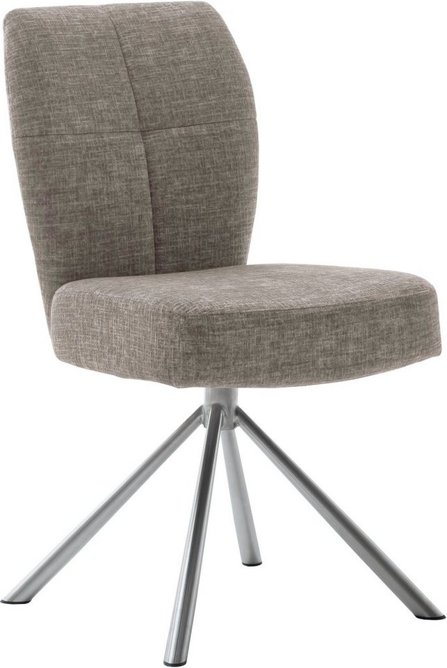 MCA furniture Esszimmerstuhl KEA, (2er-Set), 360°,Taschenfederkern, belastbar 120 kg, Sitzhöhe ca. 50 cm von MCA furniture