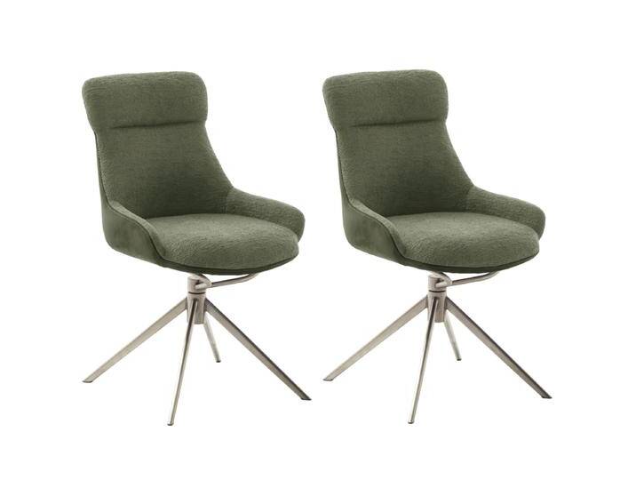 MCA furniture Esszimmerstuhl Pelion 2er Set olive mit Dreh- und Rückholfunktion und Schwingfunktion im Rücken individuell konfigurierbar kaufen MCA furniture Esszimmerstuhl Pelion 2er Set olive mit Dreh- und Rückholfunktion und Schwingfunktion im Rücken individuell konfigurierbar kaufen von MCA-furniture