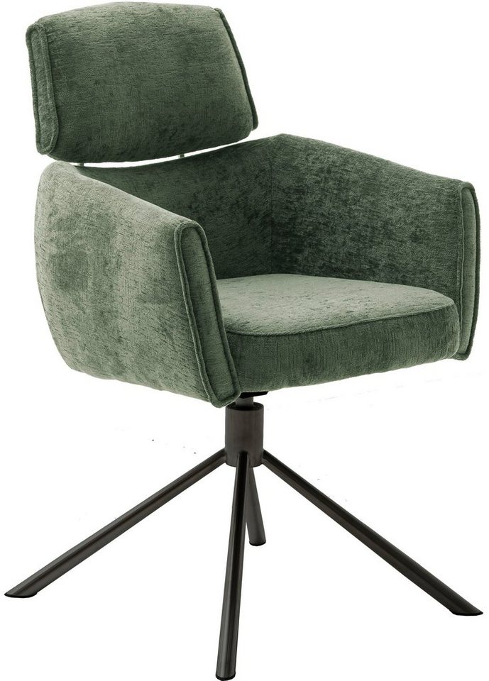 MCA furniture Esszimmerstuhl QUEBEC (Set, 2 St), (2er-Set), 360° drehbar, Taschenfederkern, Sitzhöhe ca. 51 cm von MCA furniture