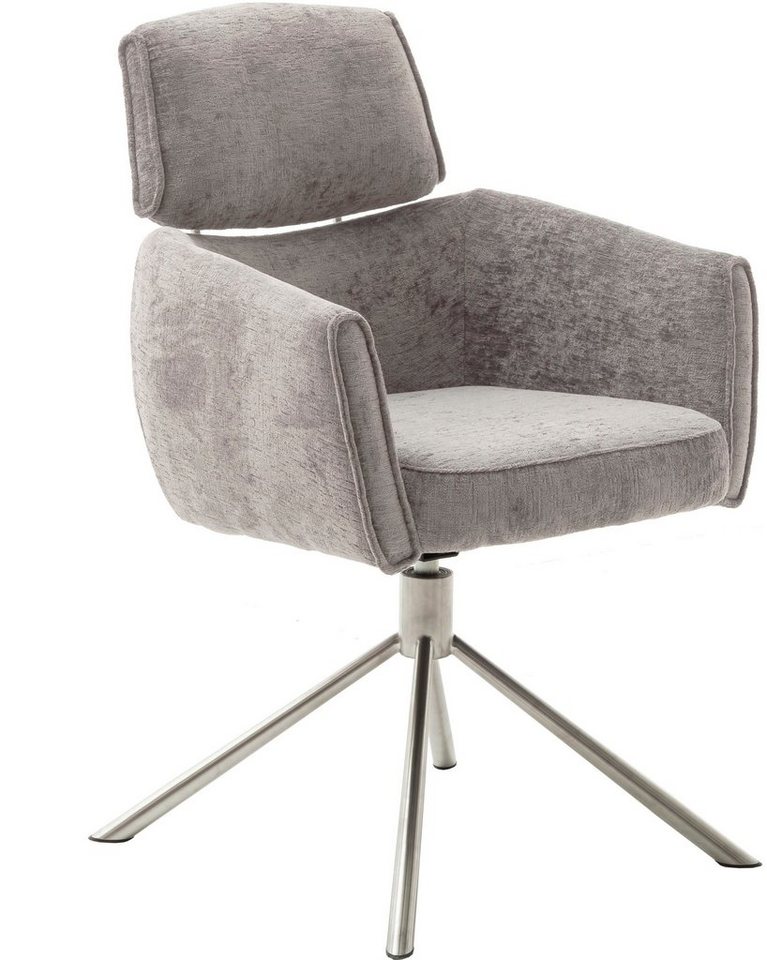 MCA furniture Esszimmerstuhl QUEBEC (Set, 2 St), (2er-Set), 360° drehbar, Taschenfederkern, Sitzhöhe ca. 51 cm von MCA furniture