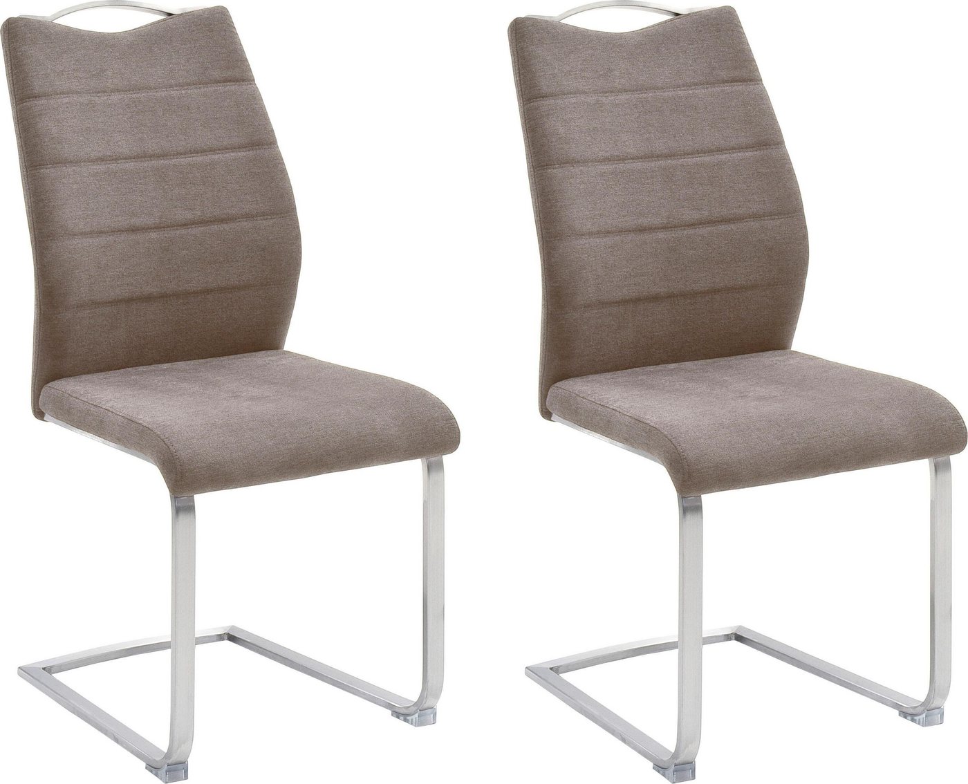 MCA furniture Freischwinger Ferrera (Set, 2 St), (2er-Set), Komfortsitzhöhe von ca. 48 cm, Schwingstühle mit Griff von MCA furniture
