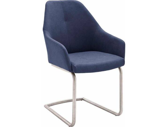 MCA furniture Freischwinger MADITA A (Set, 2 St), Stuhl max. belastbar bis 130 kg, blau von MCA-furniture