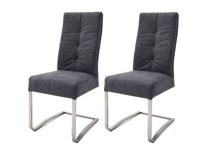 MCA furniture Freischwinger Salva I 2er-Set SALE16_GX mit Griff Bezug Mikrofaser Antiklook grau Luxus-Komforsitz Gestell Edelstahl gebürstet MCA furniture Freischwinger Salva I 2er-Set SALE16_GX mit Griff Bezug Mikrofaser Antiklook grau Luxus-Komforsitz Gestell Edelstahl gebürstet von MCA-furniture