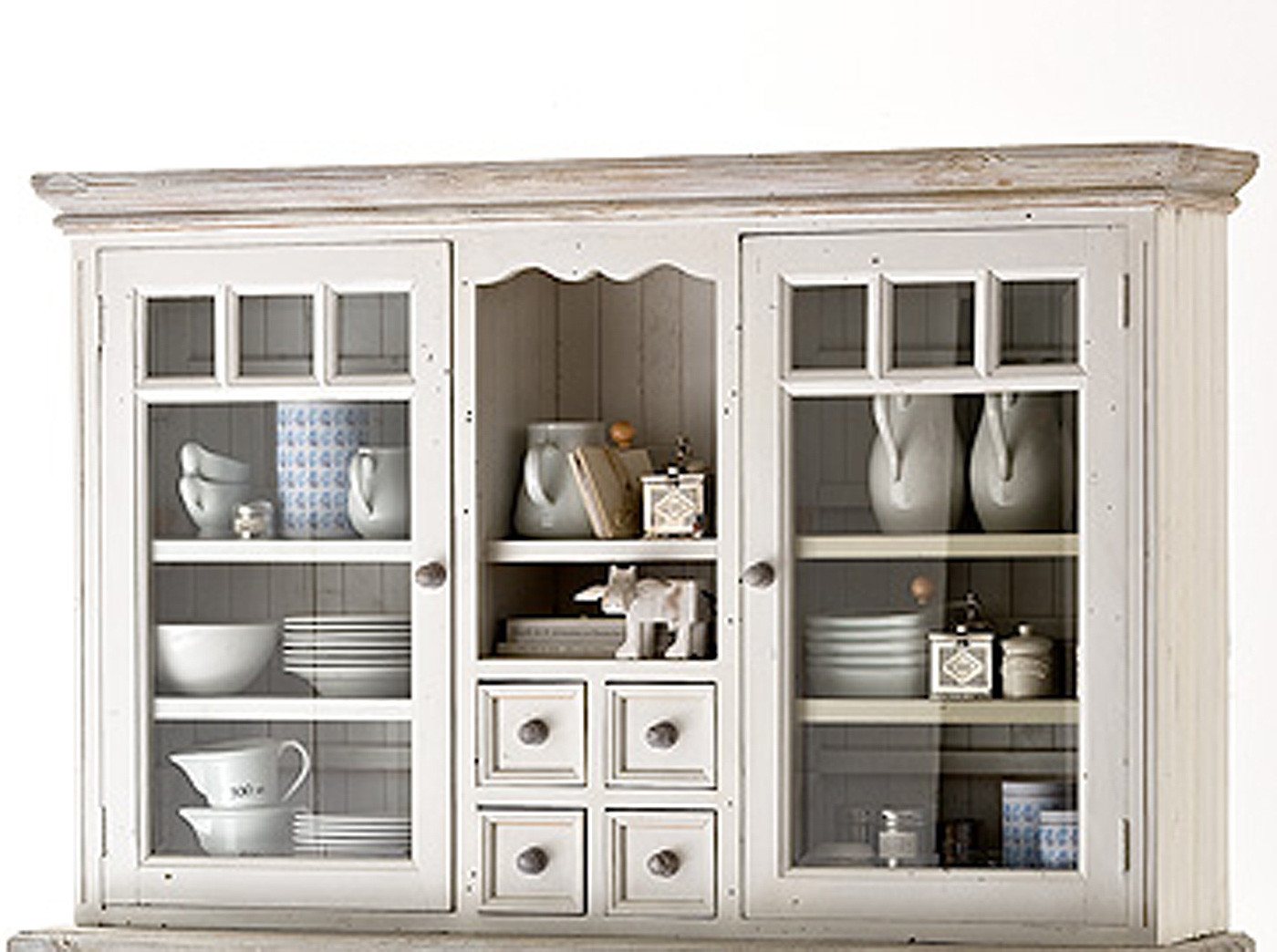 MCA furniture Highboard Aufsatz Opus T99 Kiefer massiv white sanded Recycle-Holz MCA furniture Highboard Aufsatz Opus T99 Kiefer massiv white sanded Recycle-Holz von MCA furniture