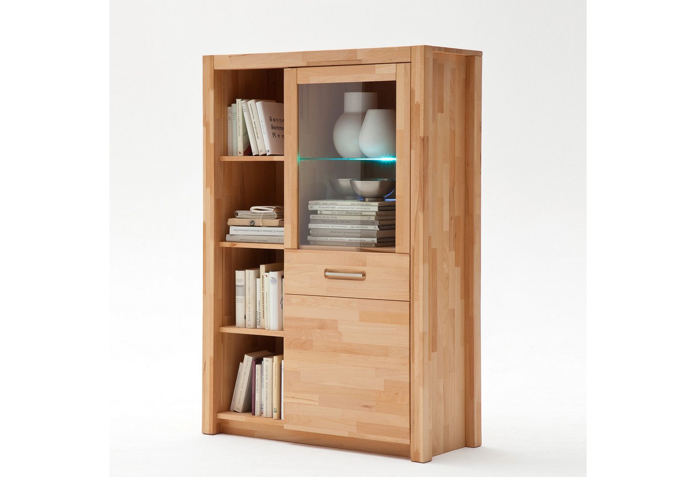 MCA furniture Highboard Highboard 2 Fenja Kernbuche Keilverzinkt massiv 98x145x40 cm MCA furniture Highboard Highboard 2 Fenja Kernbuche Keilverzinkt massiv 98x145x40 cm von MCA furniture