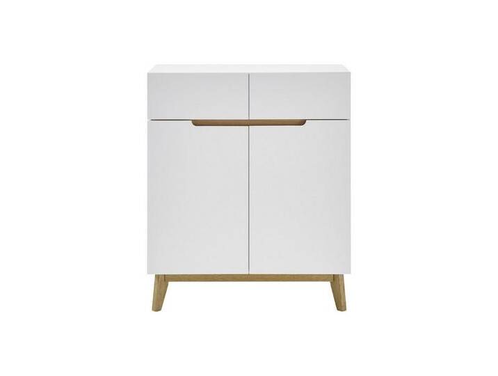 MCA furniture Kommode aus Holzwerkstoff, Holz in weiß (BxHxT: 85x101x40 cm), weiß von MCA-furniture
