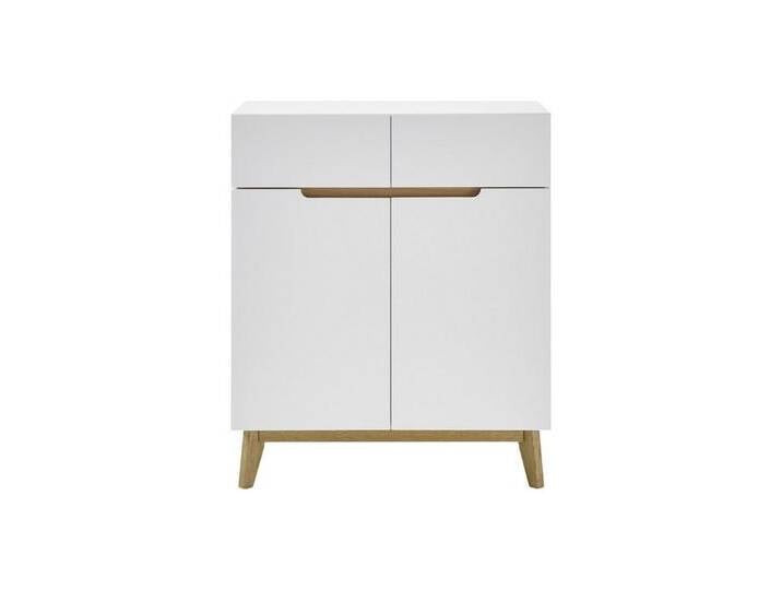 MCA furniture Kommode aus Holzwerkstoff, Holz in weiß (BxHxT: 85x101x40 cm), weiß von MCA-furniture
