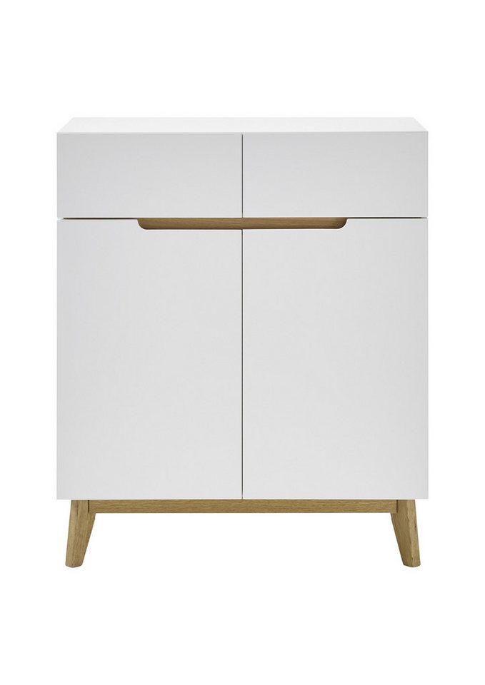 MCA furniture Kommode aus Holzwerkstoff, Holz in weiß (BxHxT: 85x101x40 cm) von MCA furniture