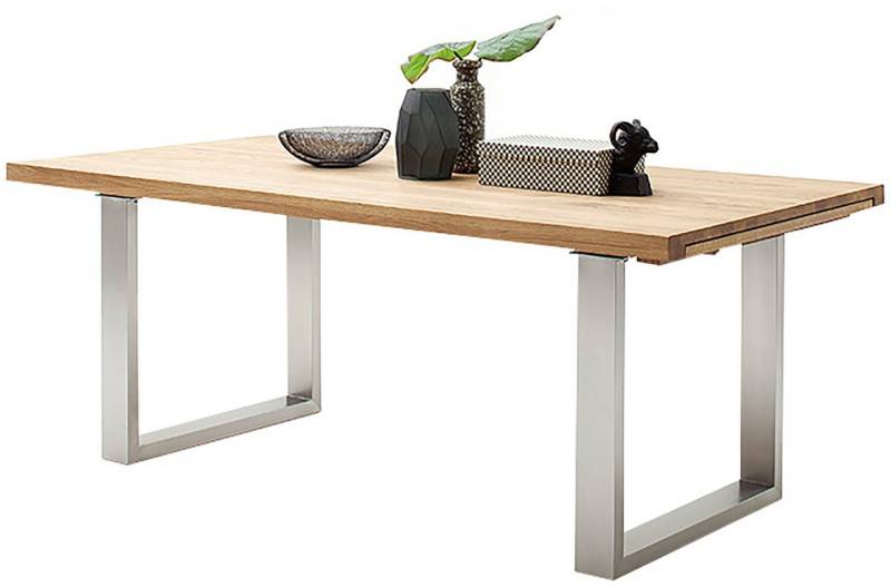 MCA furniture Kulissen-Esstisch Dayton Esstisch Kufentisch, Synchronauszug,ausziehbar,eiche,massiv,extra lang,XXL,belastbar 50 kg MCA furniture Kulissen-Esstisch Dayton Esstisch Kufentisch, Synchronauszug,ausziehbar,eiche,massiv,extra lang,XXL,belastbar 50 kg von MCA furniture