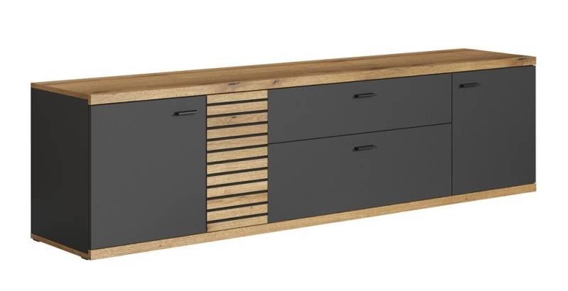 MCA furniture Lowboard TV-Board Lowboard Norris, grau / Coast Evoke Oak, verschiedene Größe von MCA furniture