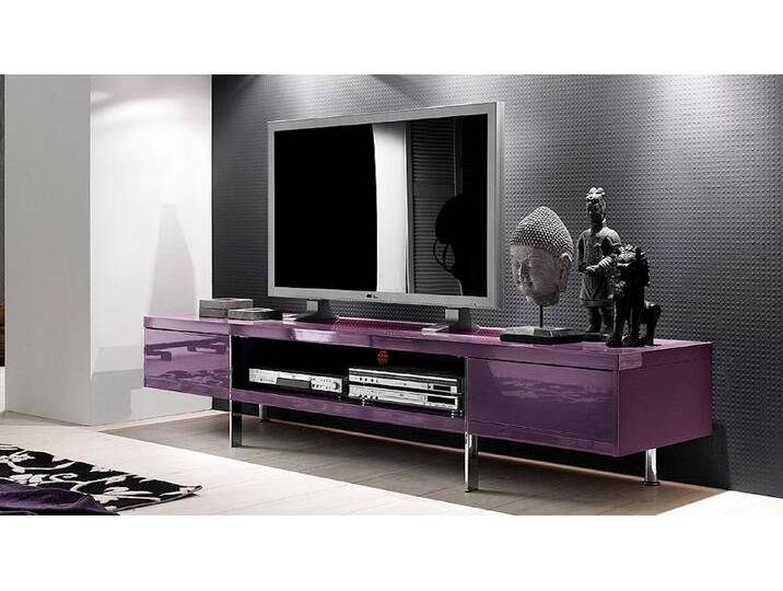 MCA furniture Lowboard TV Board Lowboard in purple lila Hochglanz lackiert BRISBANE von MCA-furniture