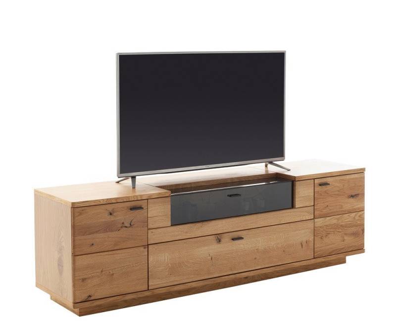 MCA furniture Lowboard TV-Board Venedig, Naturfarben / Wildeiche, ohne Beleuchtung, Lowboard ca. 210 cm von MCA furniture