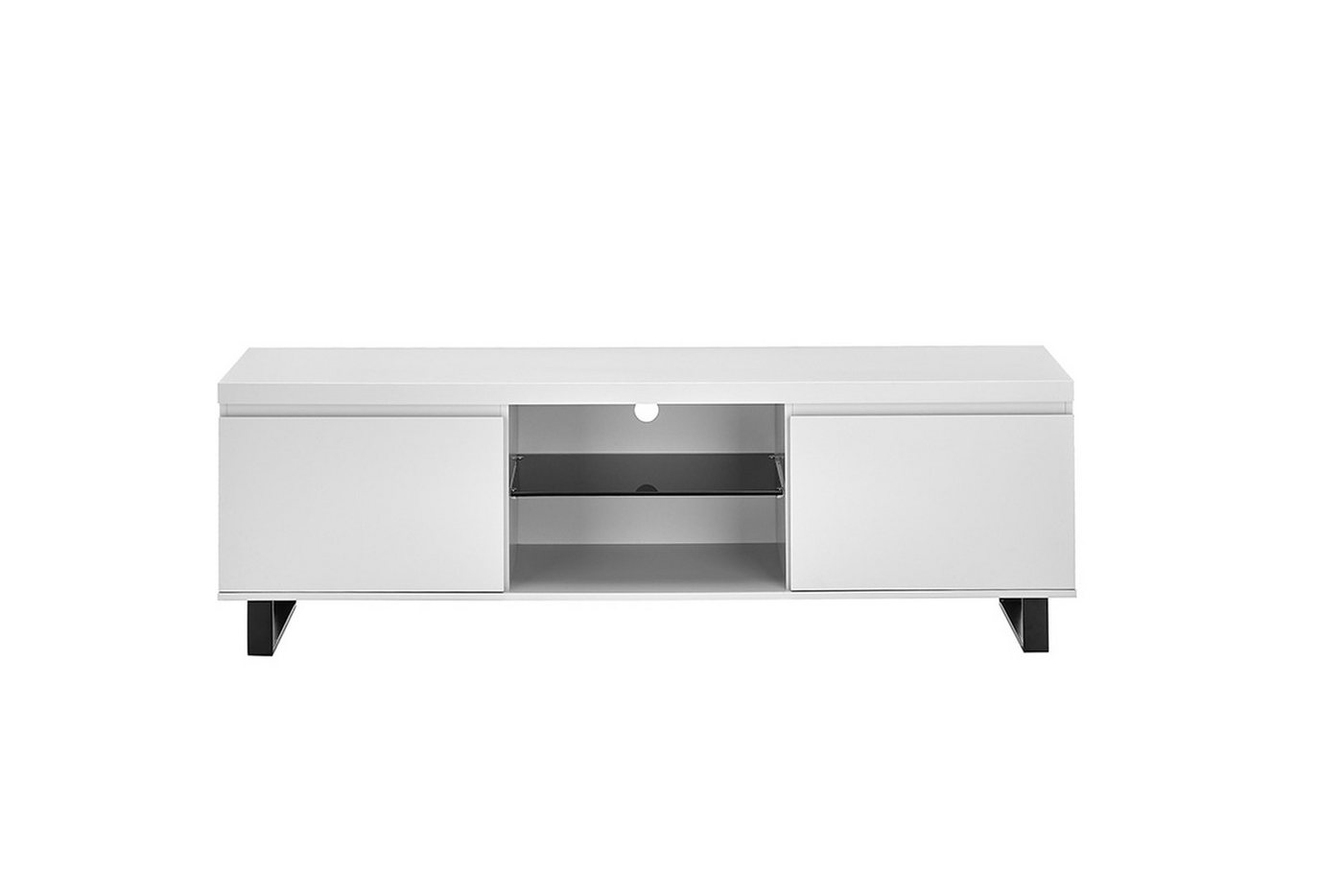 MCA furniture Lowboard in weiß, HWP - 166x54x40cm (BxHxT) von MCA furniture