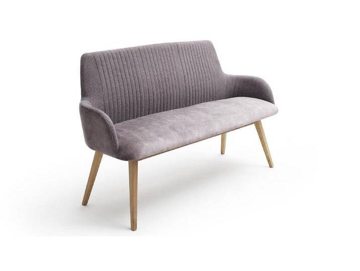 MCA furniture Polsterbank Polsterbank Oklahoma Sitzbank Bezug Stoff cappuccino 157 cm, braun von MCA-furniture