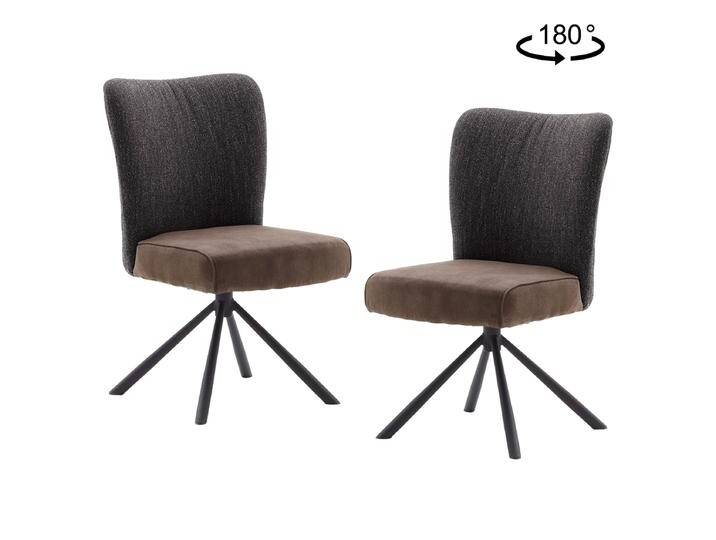 MCA furniture Polsterstuhl Santiago Sitzschale A drehbar Materialmix Bezug in 4 Farben Luxus-Komfortsitz 4-Fuß-Gestell schwarz Stühle im 2er Set MCA furniture Polsterstuhl Santiago Sitzschale A drehbar Materialmix Bezug in 4 Farben Luxus-Komfortsitz 4-Fuß-Gestell schwarz Stühle im 2er Set von MCA-furniture