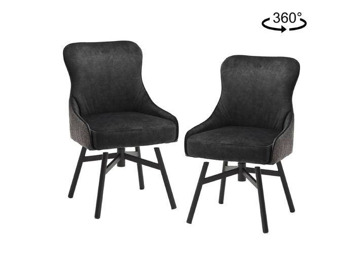 MCA furniture Polsterstuhl Sheffield ohne Armlehnen mit 4-Fuß-Gestell rund Sitzschale A Luxus-Komfortsitz 360 Grad drehbar Stühle im 2er Set MCA furniture Polsterstuhl Sheffield ohne Armlehnen mit 4-Fuß-Gestell rund Sitzschale A Luxus-Komfortsitz 360 Grad drehbar Stühle im 2er Set von MCA-furniture