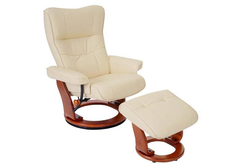 MCA furniture Relaxsessel Edmonton, Dicke Polsterung, Inkl. gepolstertem Fußhocker, Markenware von MCA von MCA furniture