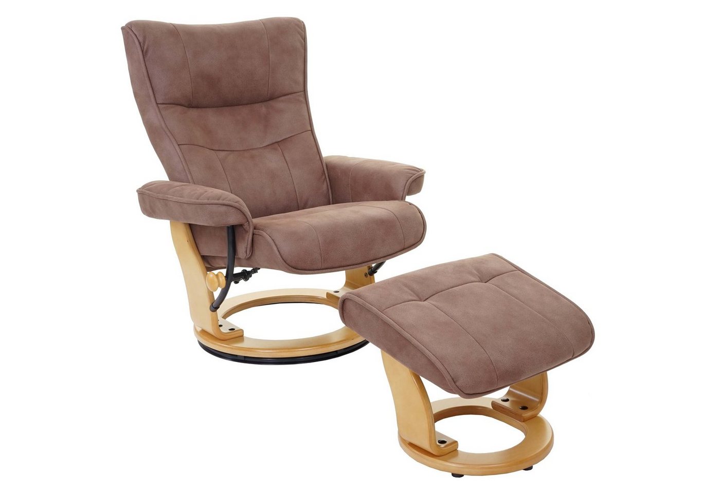 MCA furniture Relaxsessel Edmonton-S, Inkl. gepolstertem Fußhocker, Breite Armlehnen, Extradicke Polsterung MCA furniture Relaxsessel Edmonton-S, Inkl. gepolstertem Fußhocker, Breite Armlehnen, Extradicke Polsterung von MCA furniture