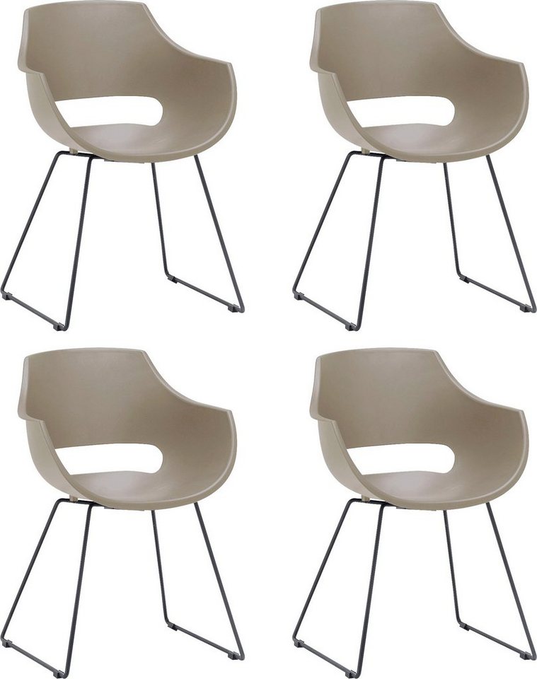 MCA furniture Schalenstuhl Rockville (Set, 4 St), Stuhl belastbar bis 120 Kg von MCA furniture