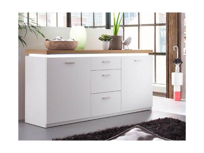 MCA furniture Sideboard 156 x 82 x 44 cm (B/H/T), weiß von MCA-furniture