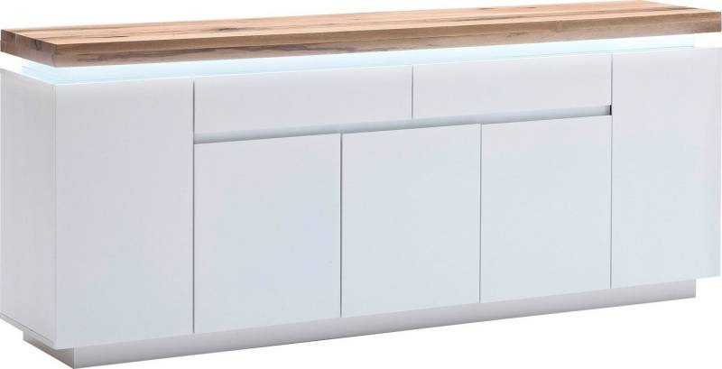 MCA furniture Sideboard Romina, mit LED Beleuchtung weiß dimmbar, inkl. Fernbedienung von MCA furniture
