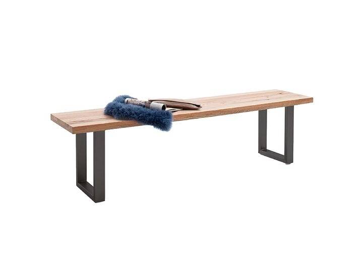 MCA furniture Sitzbank Castello mit Sitzfläche aus Holz Wildeiche Kufengestell aus Stahl anthrazit Bank in 5 Größen MCA furniture Sitzbank Castello mit Sitzfläche aus Holz Wildeiche Kufengestell aus Stahl anthrazit Bank in 5 Größen von MCA-furniture