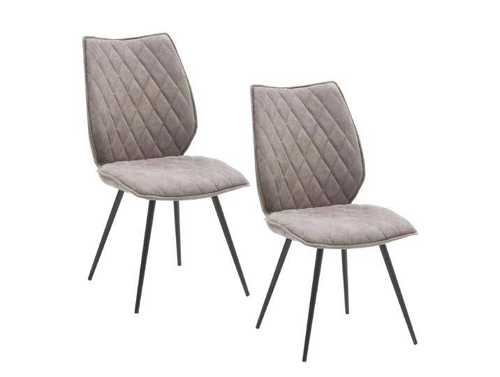 MCA furniture Stuhl Navarra mit Bezug Mikrofaser Antiklook Toronto sand und konisch zulaufenden Metallfüßen in anthrazit lackiert für Ihr Esszimmer MCA furniture Stuhl Navarra mit Bezug Mikrofaser Antiklook Toronto sand und konisch zulaufenden Metallfüßen in anthrazit lackiert für Ihr Esszimmer von MCA-furniture