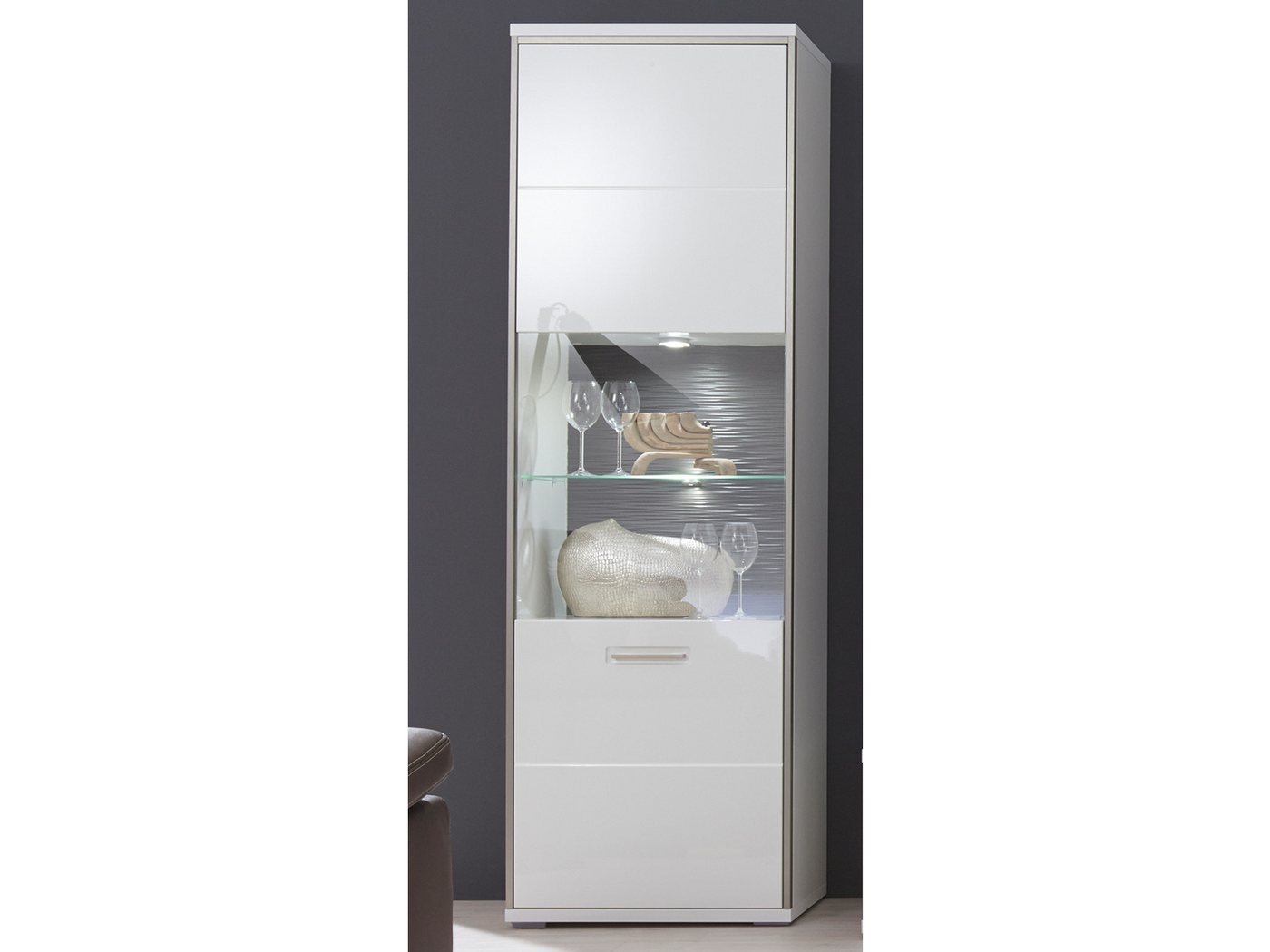 MCA furniture Vitrine 64 x 201 x 38 cm (B/H/T) von MCA furniture