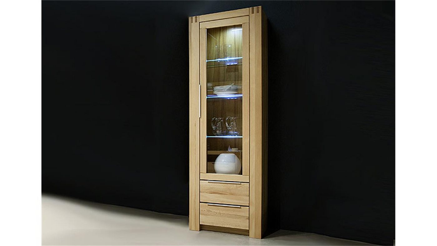 MCA furniture Vitrine Vitrine Giant rechts Kernbuche teilmassiv Wachseffektlack MCA furniture Vitrine Vitrine Giant rechts Kernbuche teilmassiv Wachseffektlack von MCA furniture