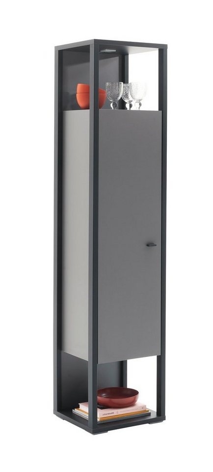 MCA furniture Vitrine Vitrine Luxor, Royal Grey / anthrazit, ohne Beleuchtung von MCA furniture