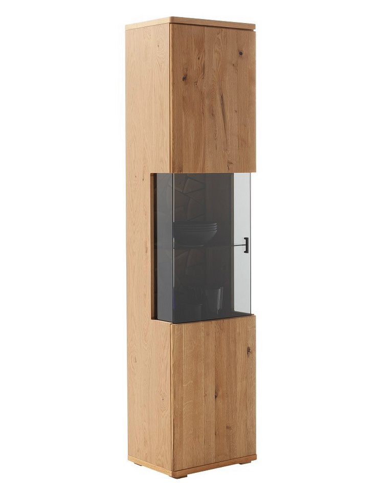 MCA furniture Vitrine Vitrine Venedig, Naturfarben / Wildeiche, ohne Beleuchtung Wohnzimmerkommode ca. 50 cm von MCA furniture