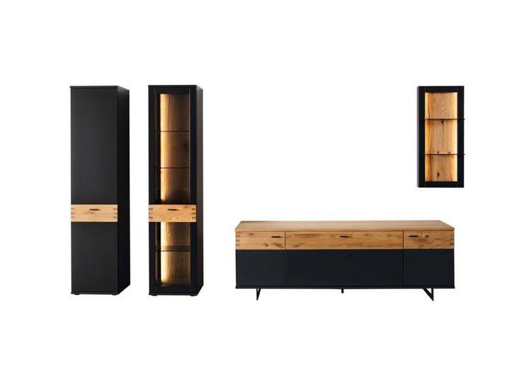 MCA furniture Wohnwand, schwarz MCA furniture Wohnwand, schwarz von MCA-furniture