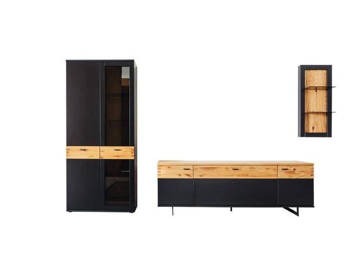 MCA furniture Wohnwand, schwarz MCA furniture Wohnwand, schwarz von MCA-furniture