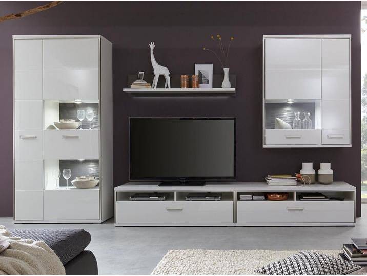 MCA furniture Wohnwand 351 x 201 x 52 cm (B/H/T) von MCA-furniture