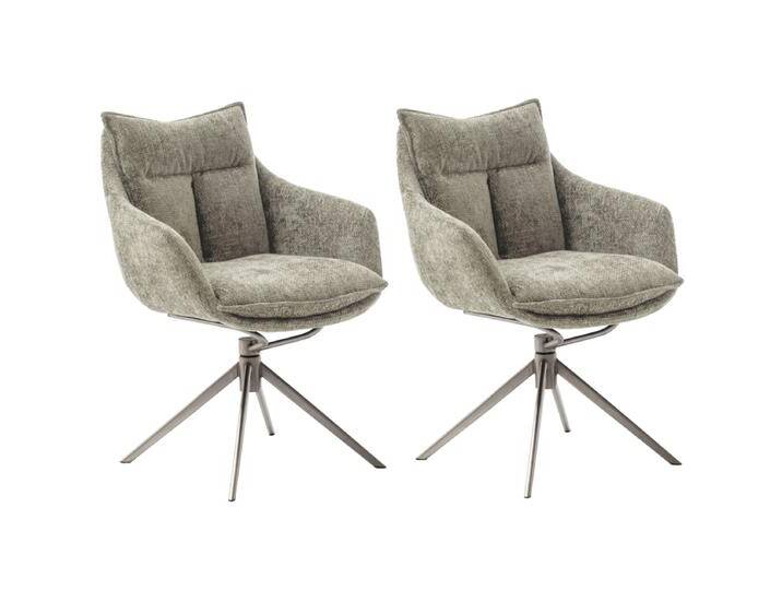 MCA furniture drehbarer Esszimmerstuhl Parker mit Armlehne cappuccino im 2er-Set mit Rückhol- und Schwingfunktion Gestell schwarz oder Edelstahl MCA furniture drehbarer Esszimmerstuhl Parker mit Armlehne cappuccino im 2er-Set mit Rückhol- und Schwingfunktion Gestell schwarz oder Edelstahl von MCA-furniture