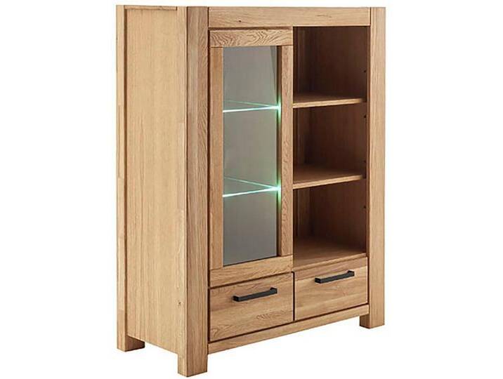 MCA living Highboard Silias Komi-Highboard Rechts (1 St), Schubkastenführung gedämpft, braun von MCA-furniture