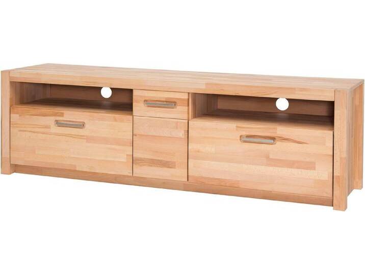 MCA living Lowboard Fenja TV-Element, Kommode,TV-Möbel,Breite 185 cm (Set, 1 St., 1 Stück), Massivholz, 2 Schubkästen, 2 offene Fächer, 1 Tür von MCA-furniture