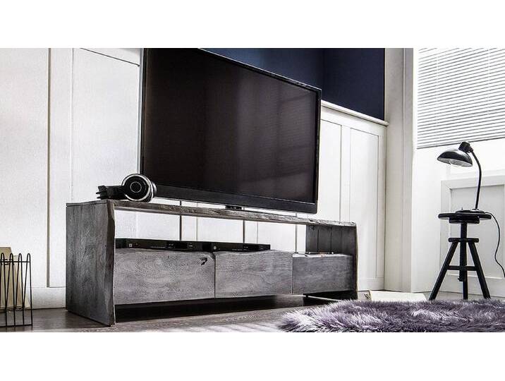 MCA living Lowboard TV-Board BUGRI Lowboard Akazie massiv grau 145 cm MCA living Lowboard TV-Board BUGRI Lowboard Akazie massiv grau 145 cm von MCA-furniture