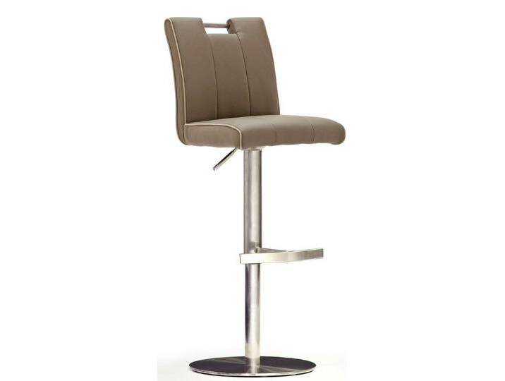 Mca Furniture MCA furniture Bistrostuhl BARBECOOL Barhocker Bistrostuhl Tresenhocker, mit Rückenlehne, Bodenplatte rund, 360° drehbar von MCA-furniture