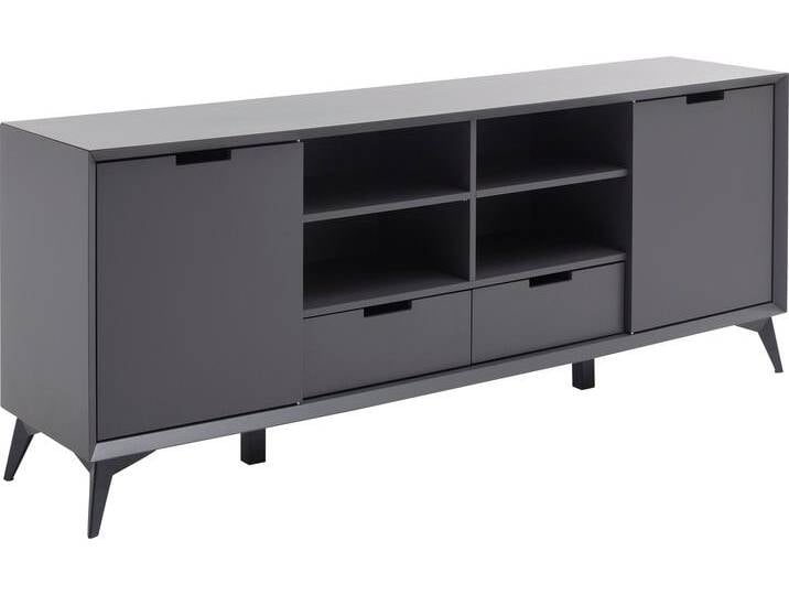 Sideboard MCA FURNITURE Netanja , grau (grau matt), B:180cm H:73cm T:40cm, Holzwerkstoff, Sideboards, Breite ca. 180 cm von MCA-furniture