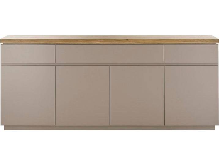 Sideboard MCA FURNITURE PALAMOS Sideboard , grau (warmgrau), B:200cm H:86cm T:40cm, Holzwerkstoff, Sideboards, Türen mit Dämpfung von MCA-furniture