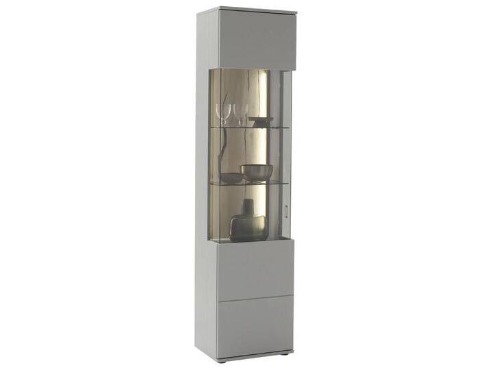 Vitrine Sevilla Arktis grau mit 2er Set LED Band 100 cm von MCA-furniture