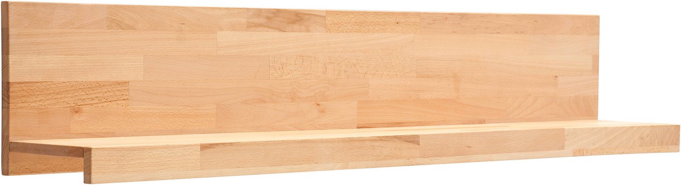 MCA living Wandboard Fenja Wandpaneel, Wandregal, Regal, Regal mit Boden, 1-tlg., Massivholz, Kernbuche, 1 Boden mit Blende, Breite 150 cm MCA living Wandboard Fenja Wandpaneel, Wandregal, Regal, Regal mit Boden, 1-tlg., Massivholz, Kernbuche, 1 Boden mit Blende, Breite 150 cm von MCA living