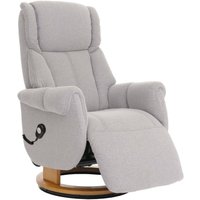 MCA Relaxsessel + Aufstehhilfe HHG-295, Fernsehsessel Sessel Fußstütze Bouclé Stoff Holz grau, Holz Natur MCA Relaxsessel + Aufstehhilfe HHG-295, Fernsehsessel Sessel Fußstütze Bouclé Stoff Holz grau, Holz Natur von MCA