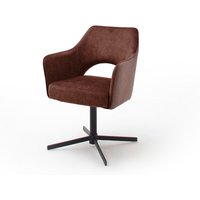 MCA Valletta Polsterstuhl mit Armlehne drehbar Metall/Webstoff MCA Valletta Polsterstuhl mit Armlehne drehbar Metall/Webstoff von MCA