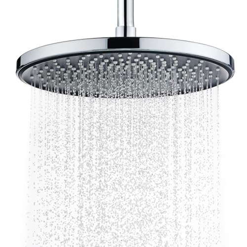 MCADYS Regendusche Duschkopf 10 Zoll mit Antikalk-Noppen, Wassersparender Regenduschkopf Dusche, 360° Verstellbar Duschkopf Kopfbrause Regenbrause Chrom MCADYS Regendusche Duschkopf 10 Zoll mit Antikalk-Noppen, Wassersparender Regenduschkopf Dusche, 360° Verstellbar Duschkopf Kopfbrause Regenbrause Chrom von MCADYS
