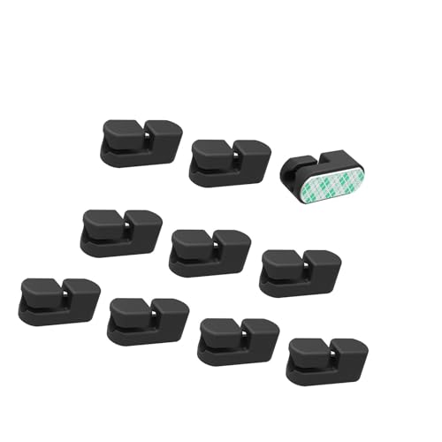 10PCS Kabelverwaltung Clip Kabel Organisatoren Drahtkabelschnurhalter Für PC Ethernet Unter USB Halterung Home Office 10PCS Kabelverwaltung Clip Kabel Organisatoren Drahtkabelschnurhalter Für PC Ethernet Unter USB Halterung Home Office von MCAOAL